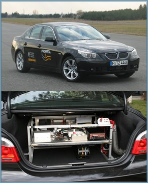 Тестовый автомобиль BMW проекта Proreta